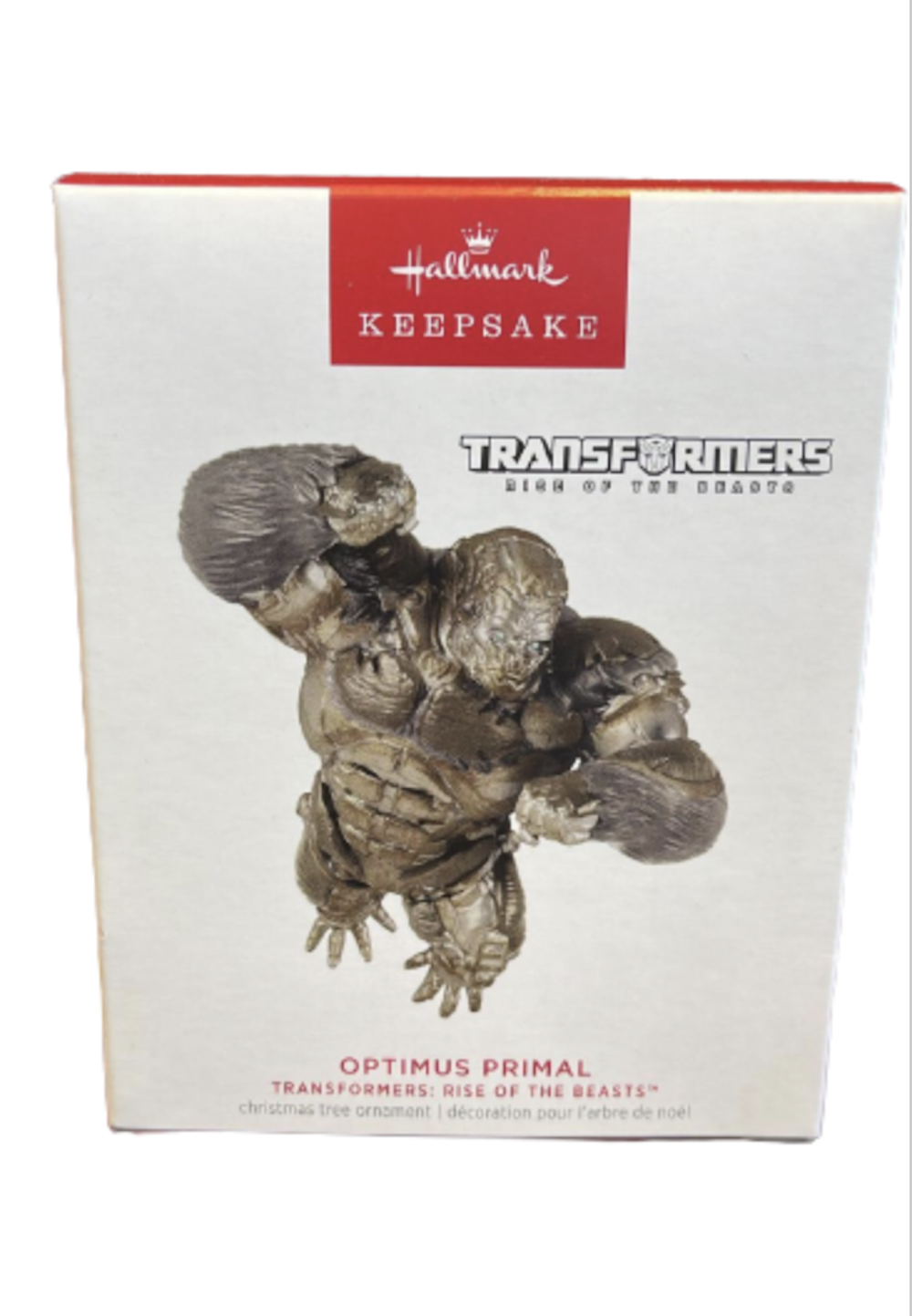 Hallmark 2023 Keepsake Transformers Optimus Primal Christmas Ornament