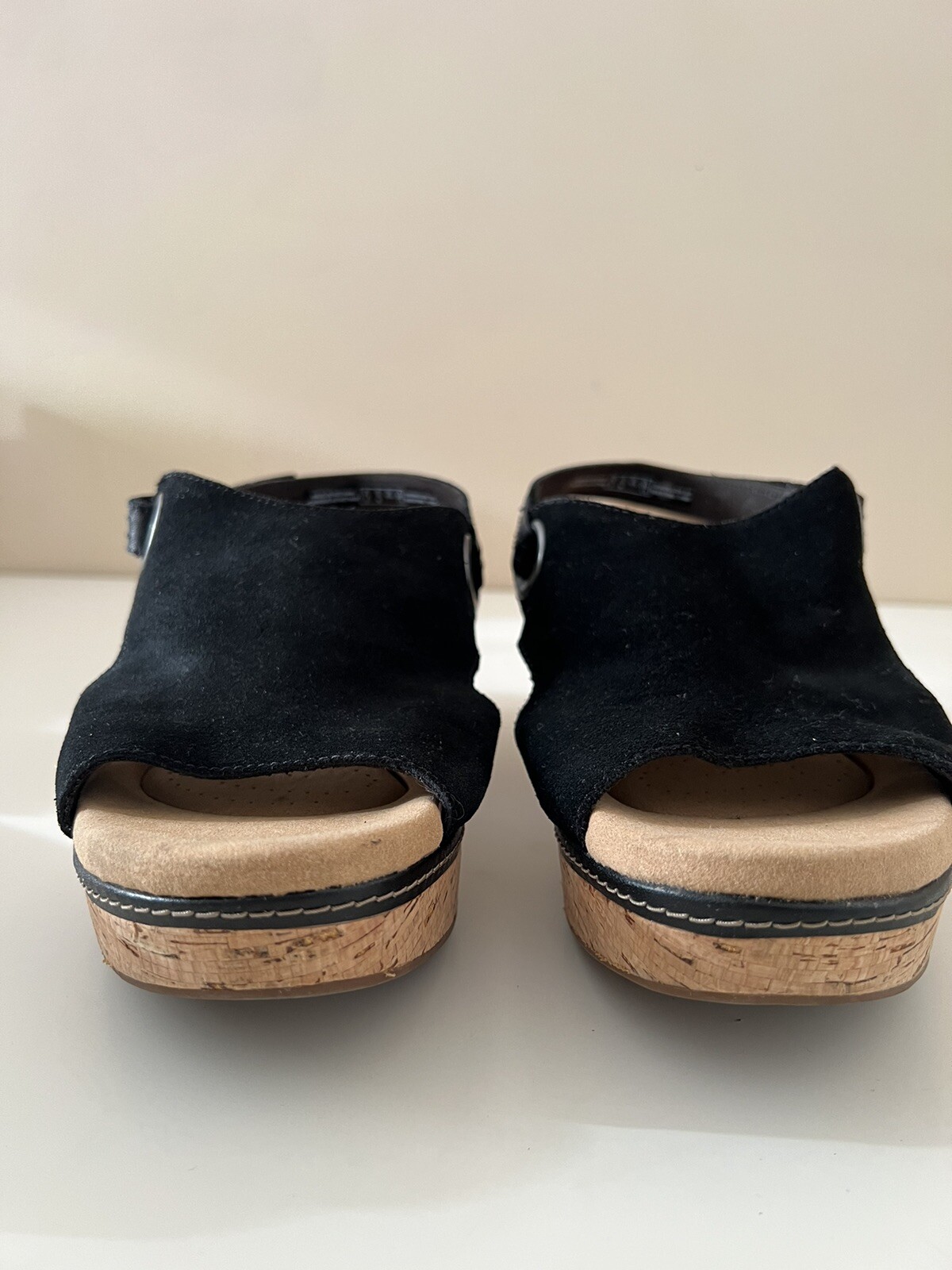 Clarks Collection Womens Shoes Black Open | eBay