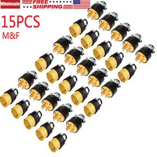 Lots Male Female Extension Cord Replacement Electrical End Plugs 15AMP 125V