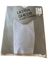 VINTAGE Ultra Sheer Pantyhose Starlight White Sz Small 90-110 lbs 4  11- 5  2 New