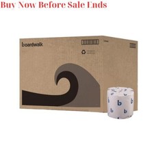 Boardwalk 2-Ply Toilet Tissue, Septic Safe, White, 400 Sheets/Roll, 96 Rolls/Car
