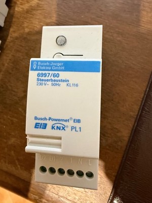 2-fach Steuerbaustein, REG Typ: 6997/60 Powernet Busch Jäger