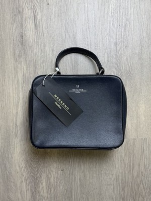 MaxMara Weekend Leder Damentasche | Dunkelblau| Neu mit Etikett