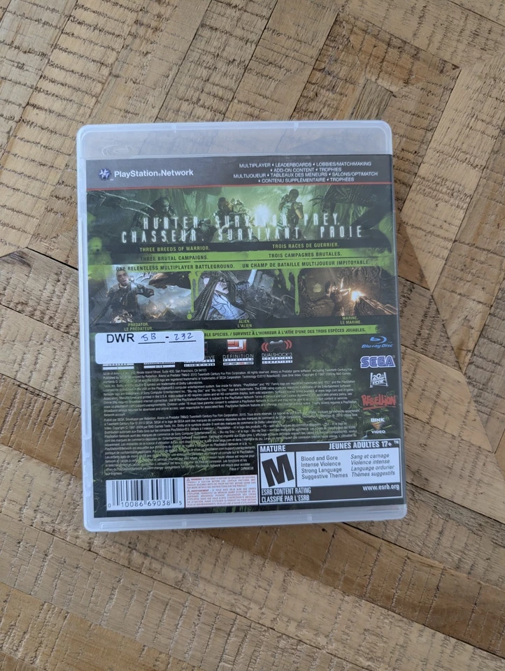 Alien vs. Predator (Sony PlayStation 3, 2010) - Image 3 of 4