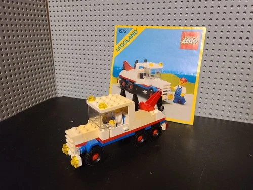 Vintage Lego 1572 Tow Truck Set (With Instructions)
