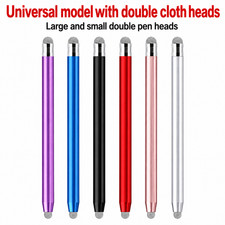 Mesh Fiber Capacitive Stylus Pen Double Nib Touch Screen Pens Drawing Pen for Un