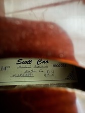 Scott Cao STA017 Viola mit Koffer 14 Zoll