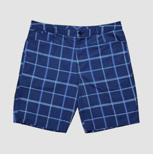 The North Face Shorts Mens W38 Blue Checked Plaid Summer Casual Hiking