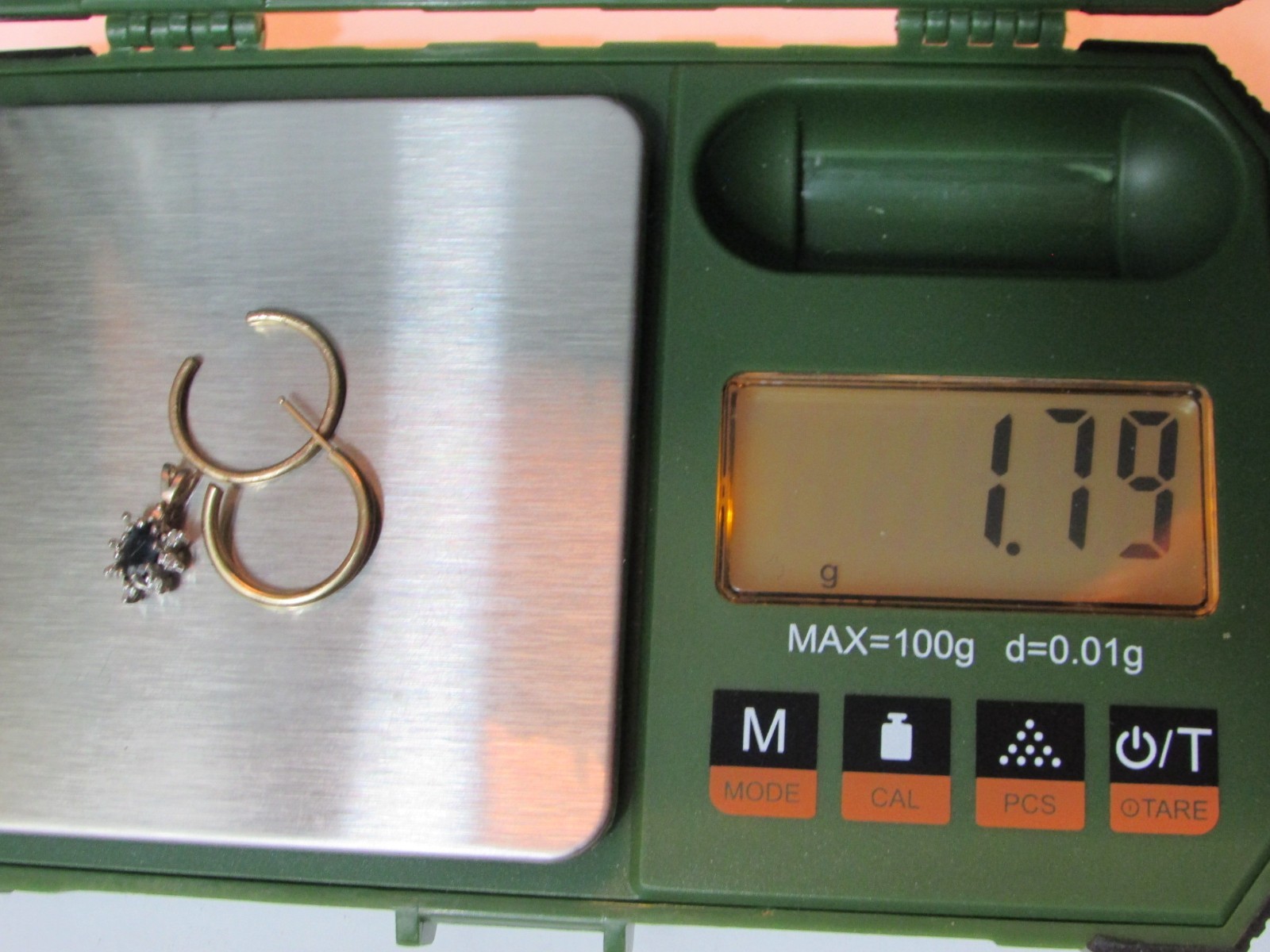 Vintage 10K Solid White + 14K Solid Gold Scrap Lo… - image 1