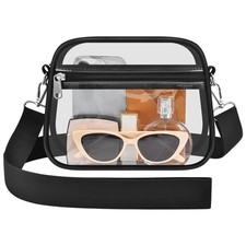 Clear Bag for Stadium Events - Stadium Approved Small Mini Clear Purse, Women...