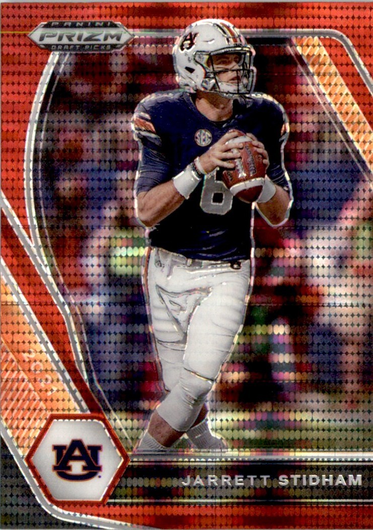 2021 Panini Prizm Draft Picks Collegiate Red Jarrett Stidham Auburn Tigers #31