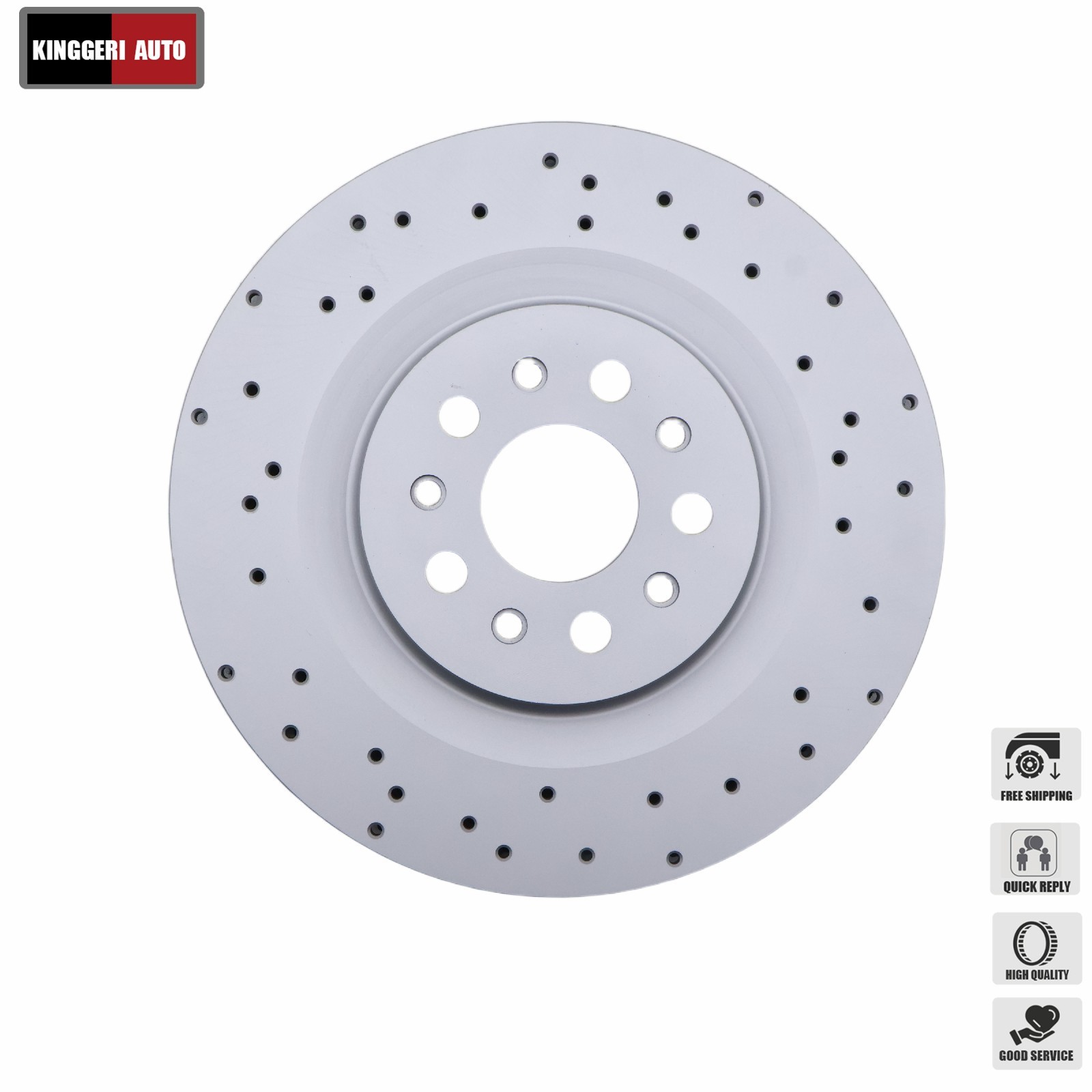 2Pcs Rear Floating Vent Disc 670035019 For Maserati Ghibli Quattroporte 17-21