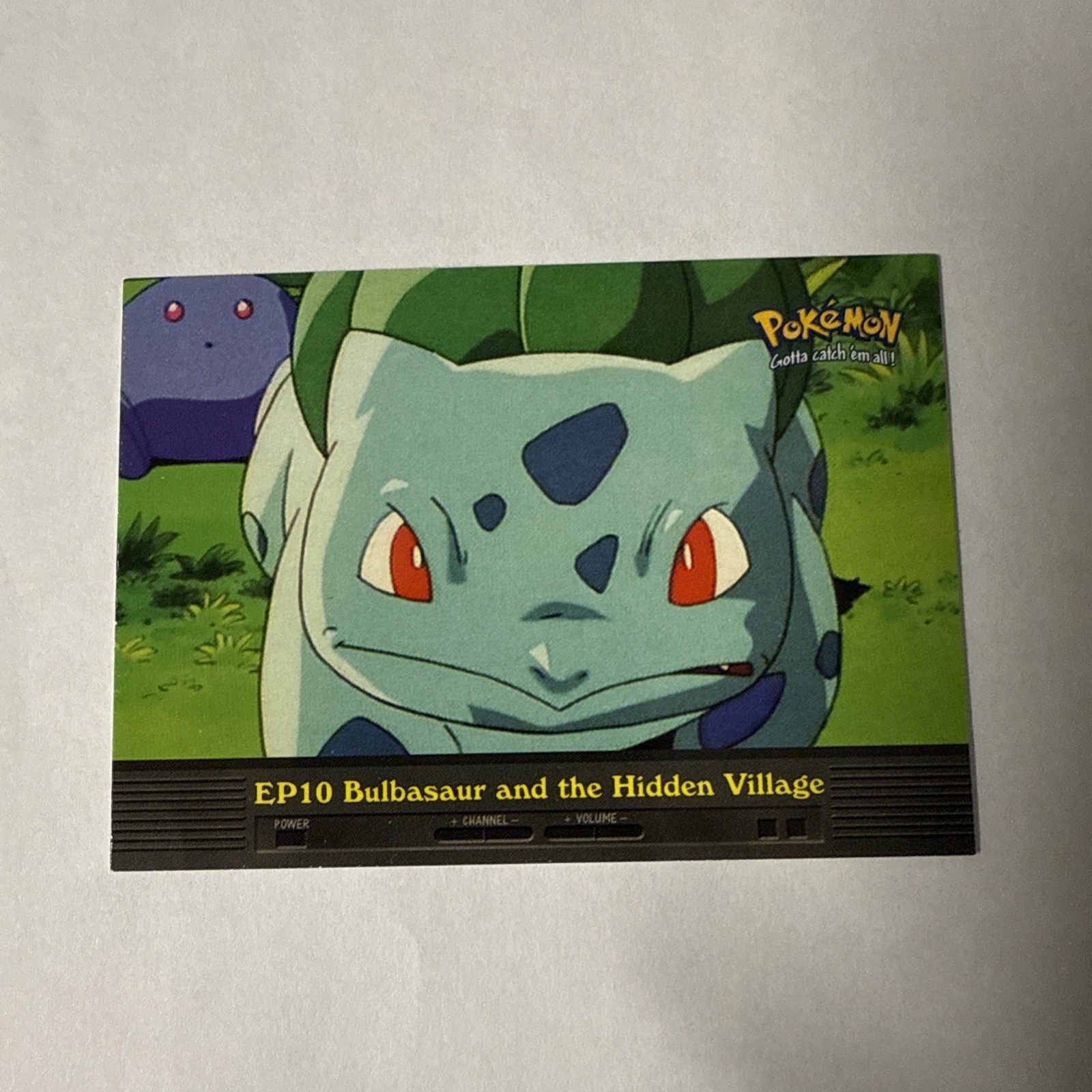 EP10 Bulbasaur and the Hidden Village Pokemon Topps Episode Blue Label