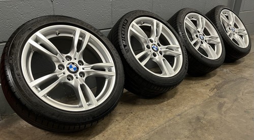 GENUINE BMW 18” 400M M SPORT 3/4 SERIES F3X ALLOY WHEELS + MICHELIN TYRES SET - Picture 2 of 23