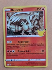 Carte Pokemon RESHIRAM 002/025 Holo Célébrations 25ans FR - État sortie de boost