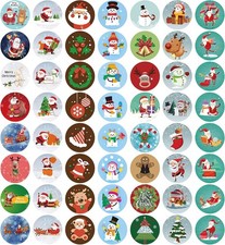 Xmas Kids Stickers Decals for Crafts Decorations Christmas Party Supplies