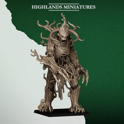 Giant Tree - 32mm Forest Monster Miniature | Highlands Miniatures | RPG Model