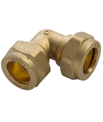 Plumbsure Sanitär Messing Druckbogen 15 mm 10er Pack