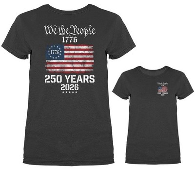 250 Years of American Independence Day US Flag 4th of July Women's  T-shirt