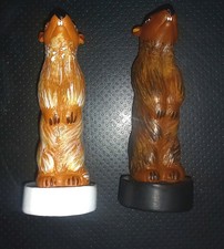 Couple de marmottes 6 cm env Le Santon Savoyard Christine Cerise Chavanod Savoie