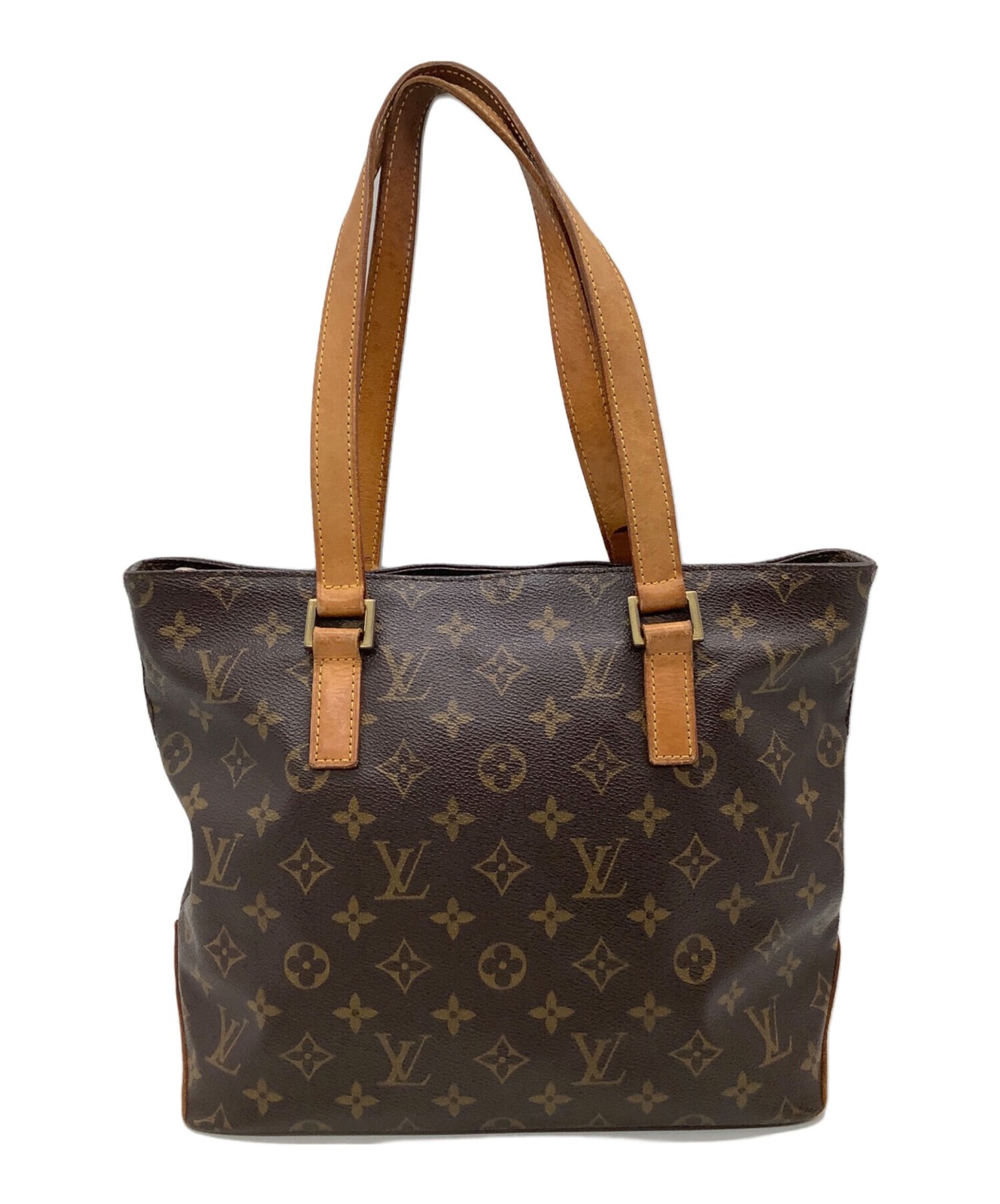 Louis Vuitton Monogram Cabas Piano Brown Shoulder Tote Bag