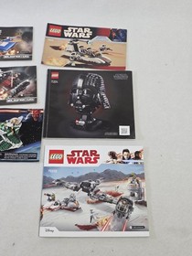 LEGO Star Wars Instruction Manual Lot (8 Booklets) 75304 9498 75202 75196 7668