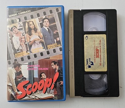 VHS: SCOOP! Italia 1977 Celentano Bach Pozzetto Corbucci ECCO NOI PER ESEMPIO