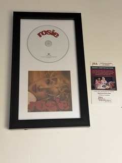 ROSE ROSIE SIGNED Framed CD Autograph Rosé BLACKPINK APT BRUNO MARS JSA COA