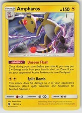 Ampharos (SM Lost Thunder) 78/214 Deck Exclusives Pokemon TCG Near Mint