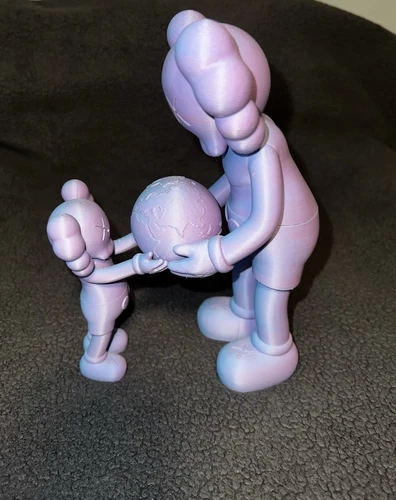 Kaws “The Promise”  Figure (3d Printed) Companion Art