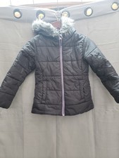 R 1881 Rothschild gray purple puffer Jacket youth sz. S 7/6 D 