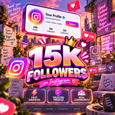 15000 Followers IG