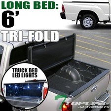 Topline For 2005-2015 Toyota Tacoma 6 Bed Tri Fold Soft Tonneau Coverled Light