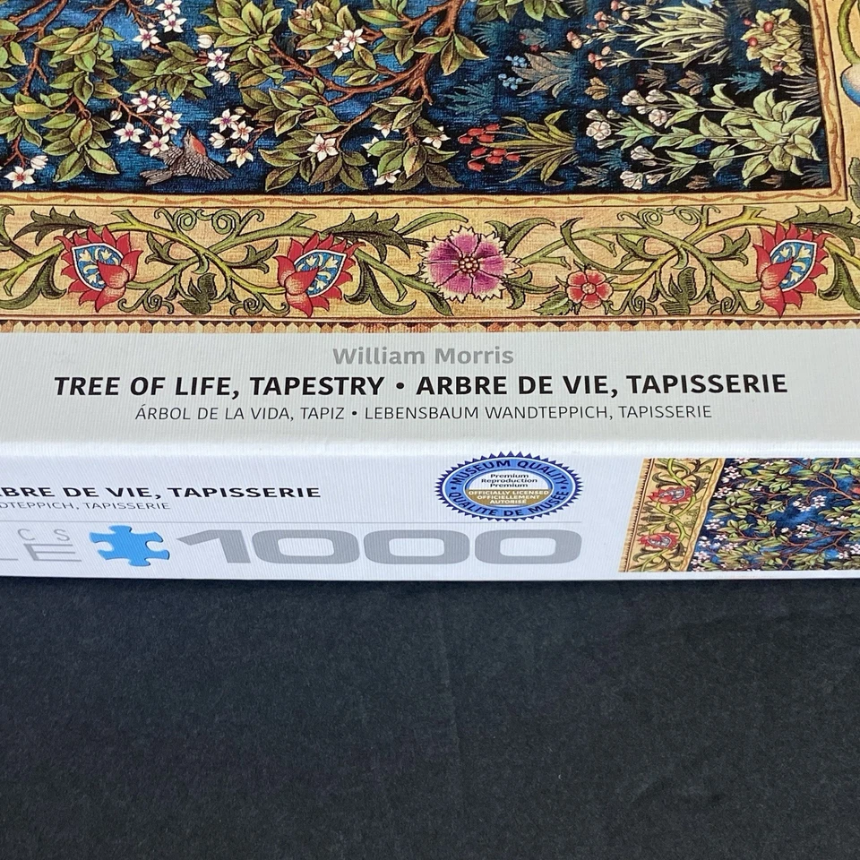 Tree of Life William Morris 1000 Piece Jigsaw Puzzle Eurographics Museum Quality - Image 3 of 4
