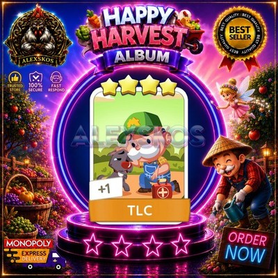 TLC  Monopoly Go Sticker 4S Go! Stickers  Fast Delivery