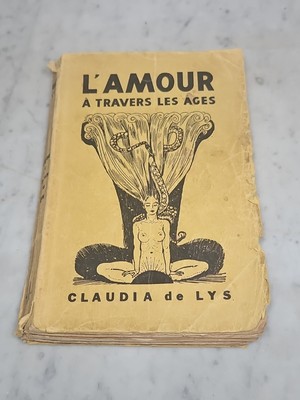 Livre L'amour à travers les âges Claudia De Lys 1944