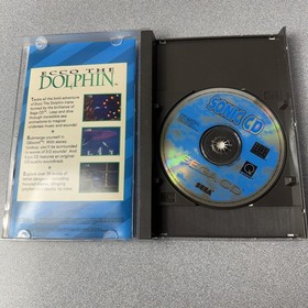Sonic CD (Sega CD, 1993) Complete CIB W/ Manual Tested Working 