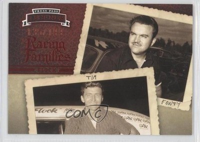 2009 Legends Racing Families Red 135/199 Tim Flock Fonty #59 Rookie RC HOF 0a1