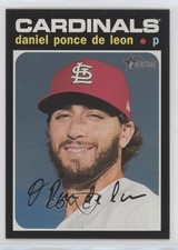 2020 Topps Heritage High Number Short Print Daniel Ponce de Leon #714 0sp3