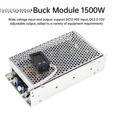 DC-DC Buck Module 1500W Adjustable Power Supply Module 15-90V to 2.5-72V 1.5-50A