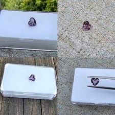 Amethyst 6.5mm X 6.9mm Heart Shape Loose Stone