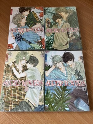 Super Lovers Band 1-4 von Abe Miyuki Boys Love 