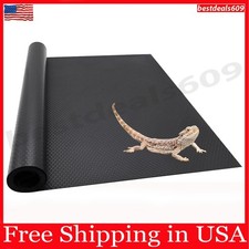 Reptile Carpet Bedding, 17.7 x 78.7 Inches Cuttable Reptile Terrarium Substra...