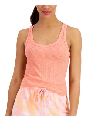 JENNI Intimates Coral Tank Sleep Shirt Pajama Top L