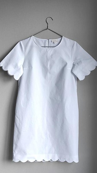 Women COS Dress White Cotton XS #6RZX