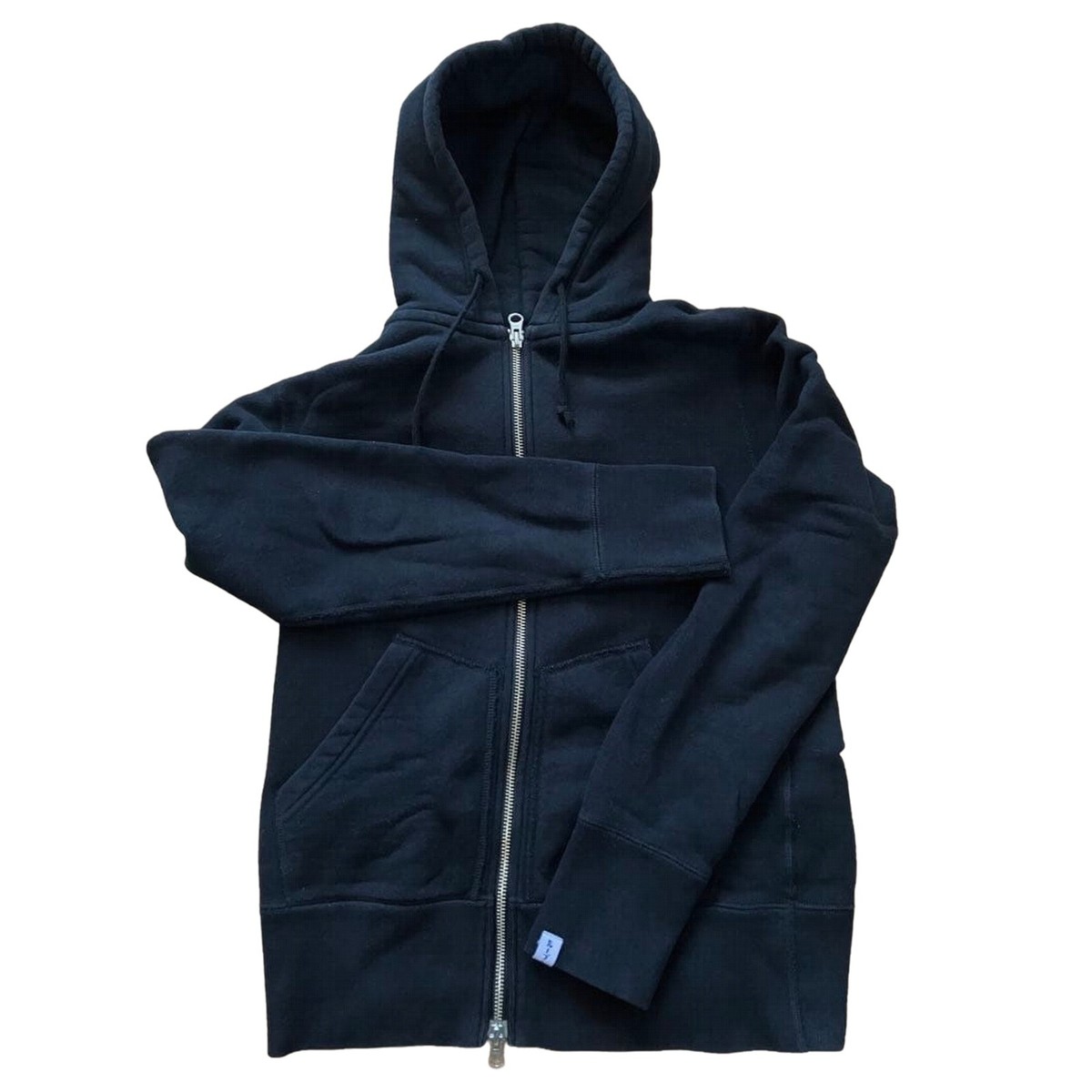 LOOPWHEELER x BEAMS Plus Slim Fit Zip Sweat Hoodie Black M Japan F