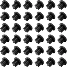 30 Pcs 3.5mm Rubber Dust Plug,Anti-Dust Cover Protector Headphone Jack Black 