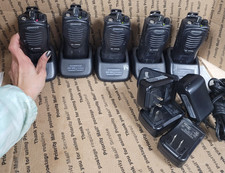  X5 Kenwood TK-3200L UHF 2-CH FM Transceiver Two Way Radio W/CHARGER TESTED 