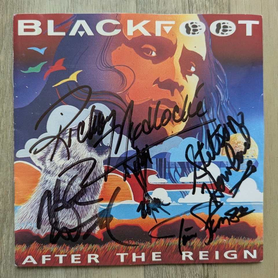 CD - Blackfoot (Lynyrd Skynyrd) - After The Reign - mit Autogrammen/ Signaturen - Bild 2 von 4