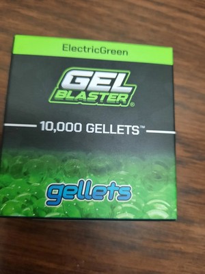 90,000 Gel Blaster Gellets Electric Green, 9 Boxes of 10,000 New